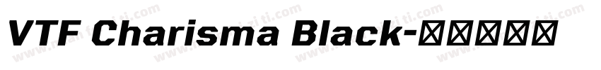 VTF Charisma Black字体转换